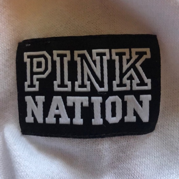 PINK Cropped hoodie - Picture 3 of 4